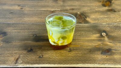 ICED MANGO MATCHA LATTE
